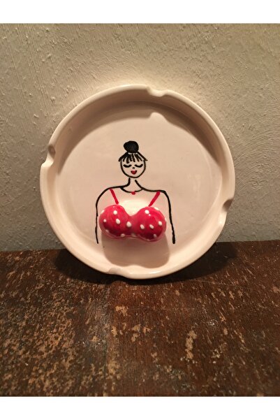 seramikanaz Elyapımı seramik kül tablası küllük