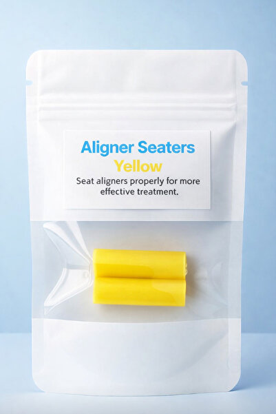 First Class Chewies Ortodontik Isırma Çubuğu - Kaymaz Silikon Hizalayıcı - Sa...