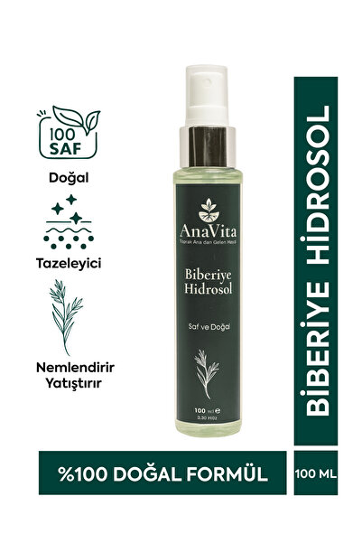 ANAVITA Biberiye Hidrosol-%100 saf & Biberiye Suyu