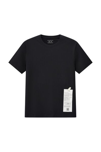 Giordano Men's Slim Fit Cotton Jersey Message Print Tee