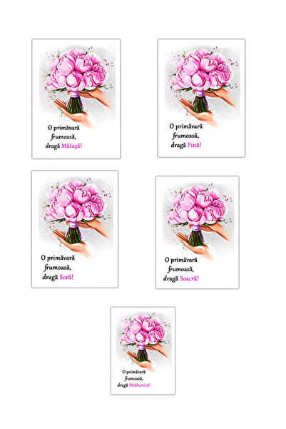 OEM Set 50 Diplome 4 Martisor 10*15 cm