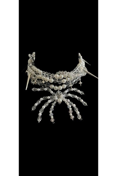 SHİNELİZE Spirella choker özel tasarım kolye, el yapımı özel tasarım kolye