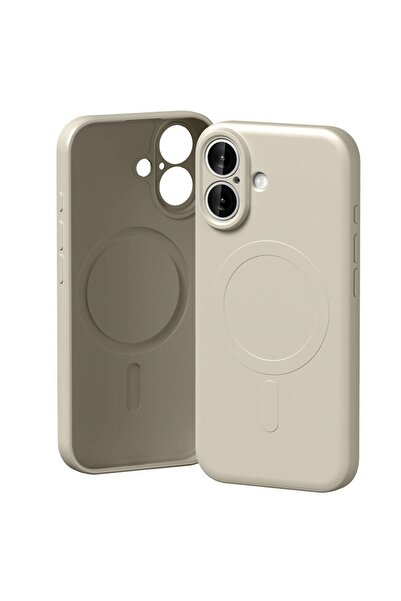 Mercury Goospery iPhone 17 MagSafe Case - Beige Silicone by Mercury