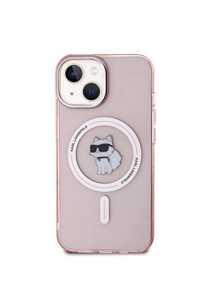 Karl Lagerfeld Husa Choupette pentru iPhone 15, roz