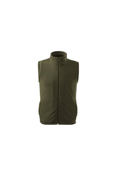 Malfini Unisex fleece vest - 518 military