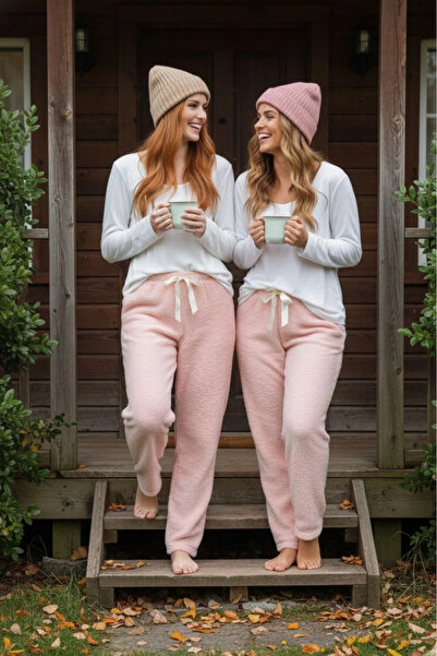 BLACK MODBLACK Ozbay Plush Paddy Bottoms Pink Nr 1152714