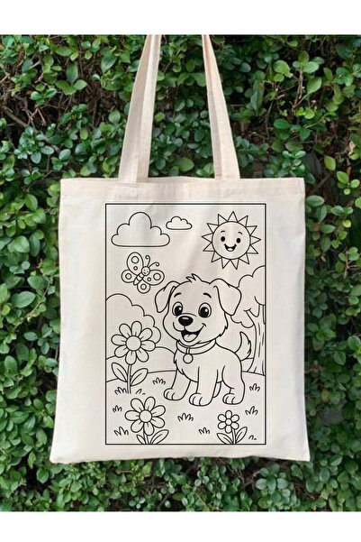 Cemira Köpek Boyama Çantası (Boyanabilir Bez Çanta)