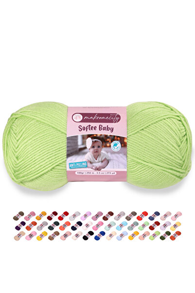 Makromecity Premium Softee Baby El Örgü Ipi Bebek Ipi Hırka Kazak Yelek Ip At...