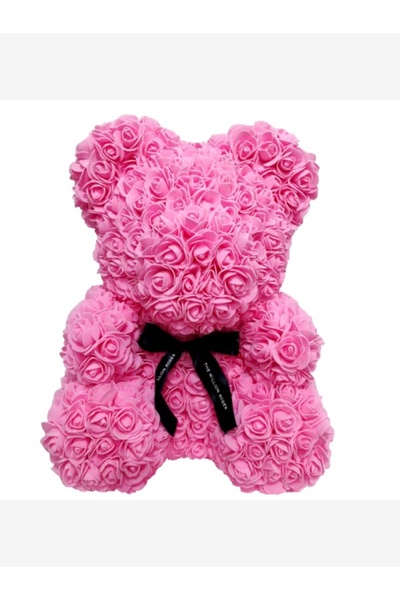 naniland.ro Decorative Teddy Bear made of Artificial Roses – 40 cm