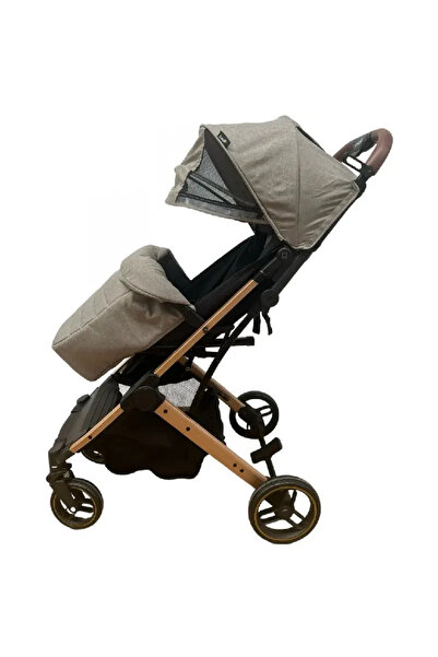 OEM Carucior Copii tip Troller cu Suspensii si Husa - Bej