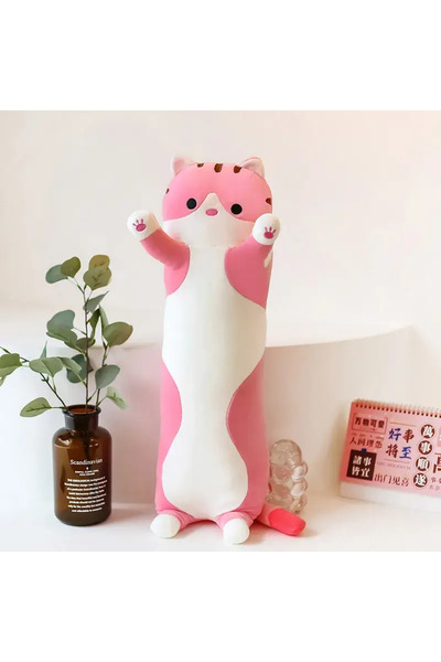 OEM Perna din Plus de Dormit Pisicuta 70 cm - Roz