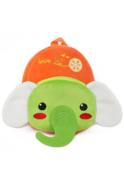 OEM Ghiozdan Plus cu Animalute pentru Copii - Verde