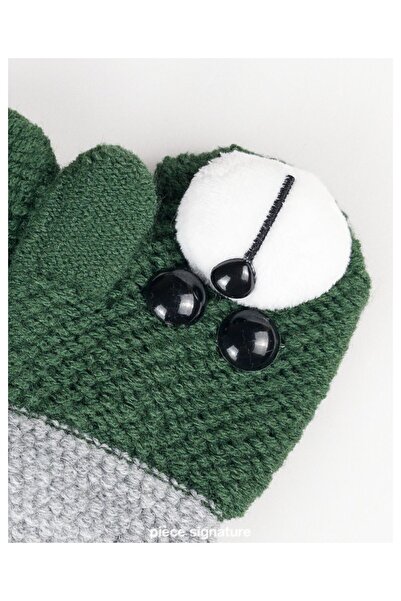 PIECE SIGNATURE 97.1% Acrylic 2.2% Polyamide 0.7% Elastane Baby Boy Gloves (1...