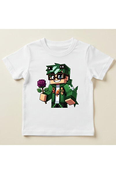 matelio Minecraft Character Green T-Shirt