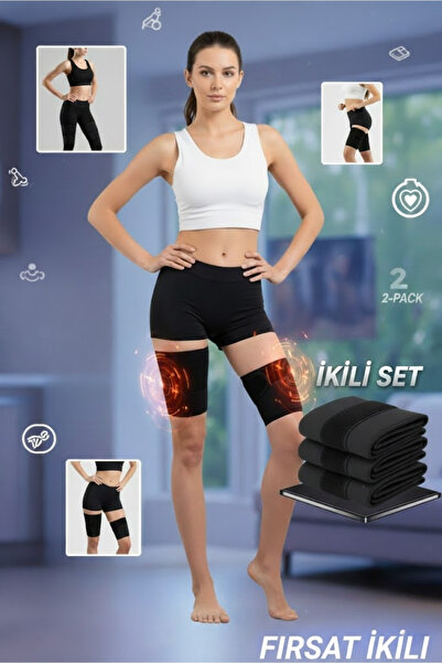 Wiforte 2 Adet Termal Bacak Korsesi Bandajı – Baldır ve Uyluk Sıkılaştırıcı, ...