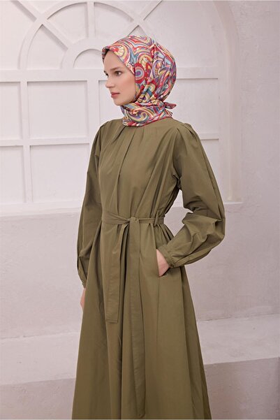 Belli Eșarfă din mătase pură Tivil IST 4222 - 80 Mov cu model etnic