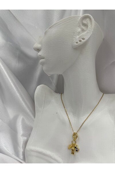 Çelik Charmlı Kolye