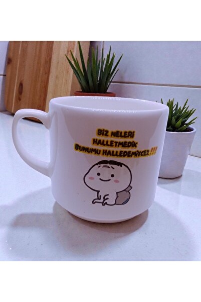 Komik Yazılı Seramik Kupa Bardak - Hediyelik Seramik Kahve Çay Fİncanı Kupa Mug