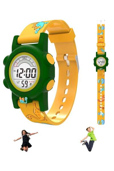 Spiky Multi-functional Digital Sports Watch for Kids