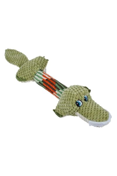 OEM Plush Toy for Dogs, Green Crocodile Model, 43cm