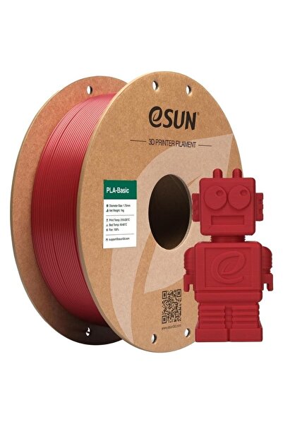 eSun Basic Pla Ateş Krmızı Filament 1,75mm 1 Kg - Teknoartshop