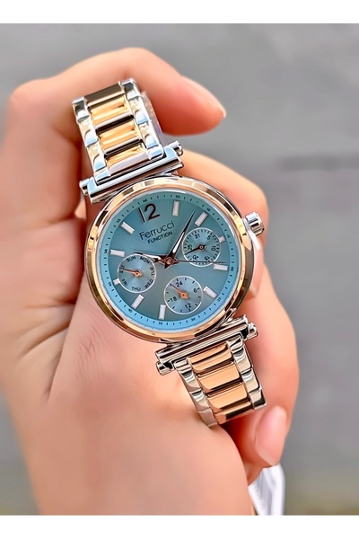 Ferrucci Women's Wristwatch New Model Steel Band Waterproof Function 2 Years ...