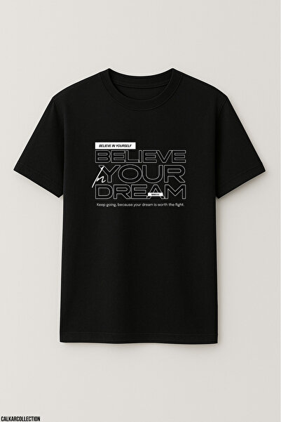 CALKARCOLLECTION Unisex Oversized Statement Print Tshirt