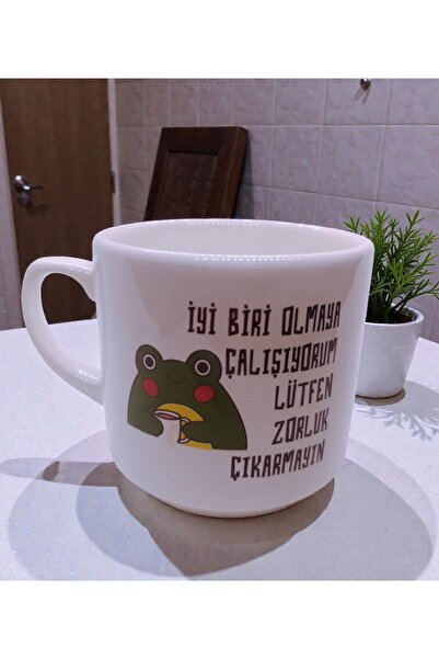 Komik Yazılı Seramik Kupa Bardak - Hediyelik Seramik Kahve Çay Fİncanı Kupa Mug