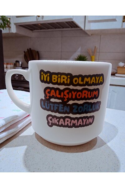 Komik Yazılı Seramik Kupa Bardak - Hediyelik Seramik Kahve Çay Fİncanı Kupa Mug