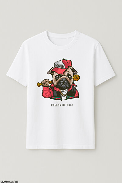 CALKARCOLLECTION Unisex Oversized Paws & Chill T-Shirt