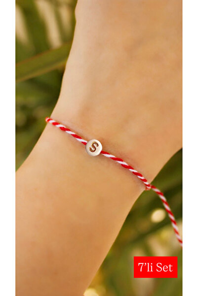 Centello Co Accessories Harf Yazılı Marteniçka Bileklik Seti Aşk Şans Bereket...