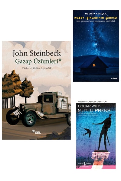 TÜRKİYE İŞ BANKASI KÜLTÜR YAYINLARI Gazap Üzümleri - John Steinbeck + Kuzey I...