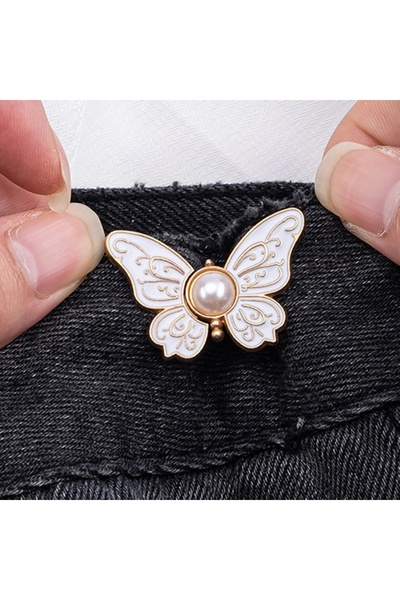 GUCSO Kelebek Model Pantolon Beli Daraltma Aparatı, Kemer, Broş, Kelebekli Pa...