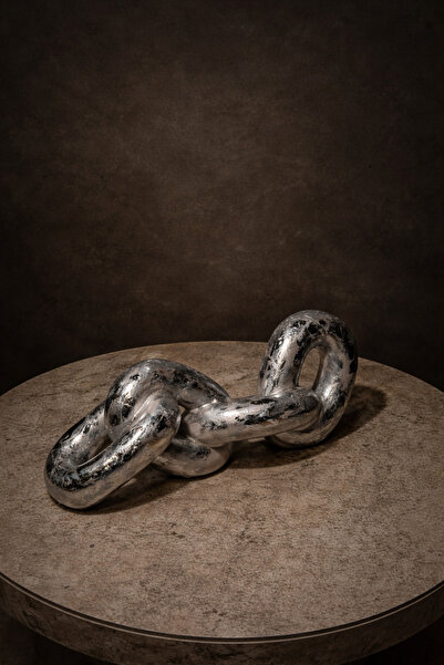 Voova El Yapımı Metalik Modern Zincir Dekor Objesi