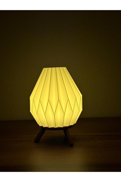 Colorinsane Dekoratif Abajur Doris Led Mumlu Masa Aydınlatması