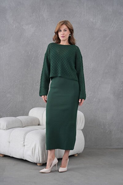 mysimy Sweater Suit with Inner Dress