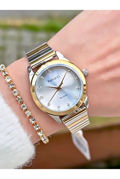 Ferrucci Women's Wristwatch New Model Steel Band Waterproof Milano 2 Years Wa...