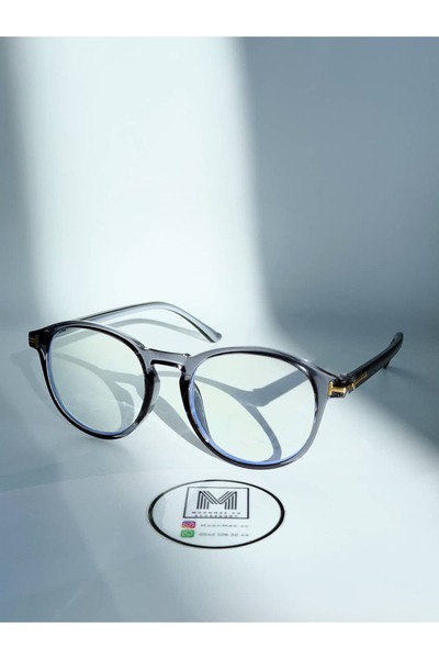 MOONMEE TOME BLUE BLOCK - Unisex Güneş Gözlüğü Grey UV400 Korumalı