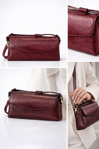 LOREVIE Women's Shoulder and Hand Bag – Stylish Flap Cover, Adjustable Strap, Casual Bag
