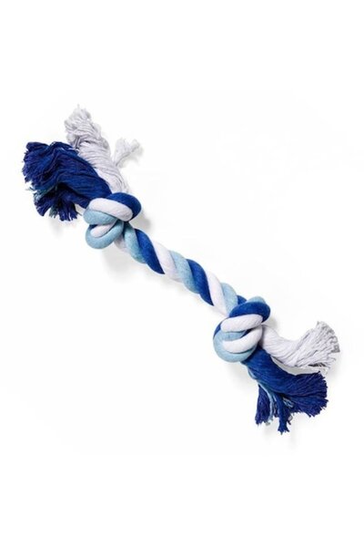 NO BRAND Dog Toy, Rope, Cotton, 30x6 cm, Blue