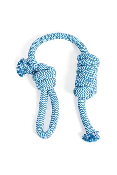 OEM Dog Rope Toy, Blue, with Handle, 63cm