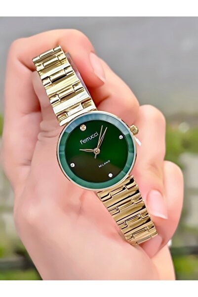 Ferrucci Women's Wristwatch New Model Minimal Case Retro Steel Band Waterproo...