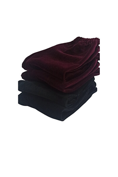 AKL Girl's Velvet Tights Set of 4 Lycra Thick Winter (3-10 AGE GROUP)