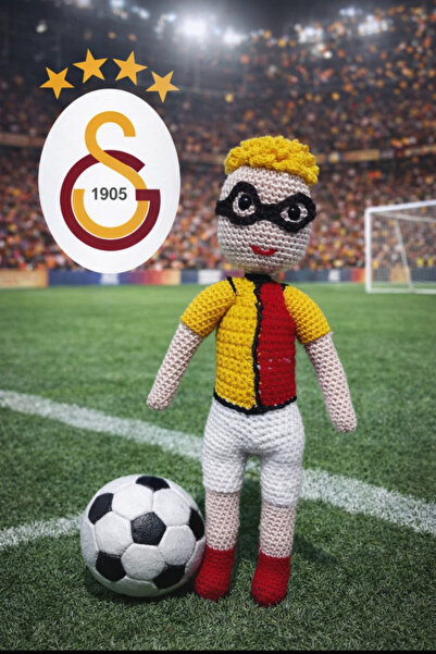 Mim Life Osimhen Galatasaray El Yapımı Organik Amigurumi