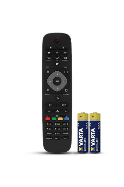 temix Telecomanda compatibila Philips, LCD/LED, RM-L1125, TEMIX®, neagra, bat...