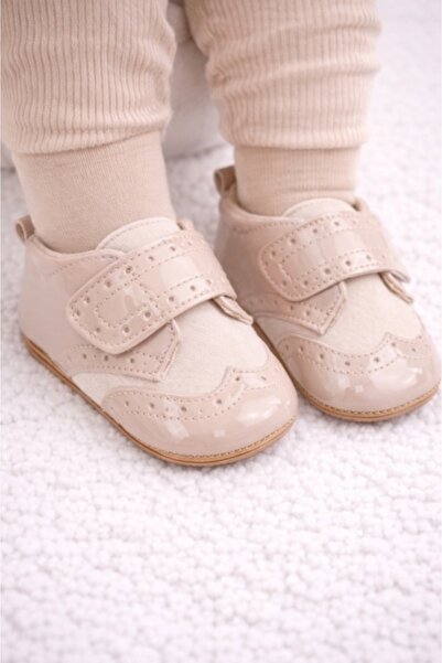 HANNA Pantofiori crem din piele lacuita - Elegant