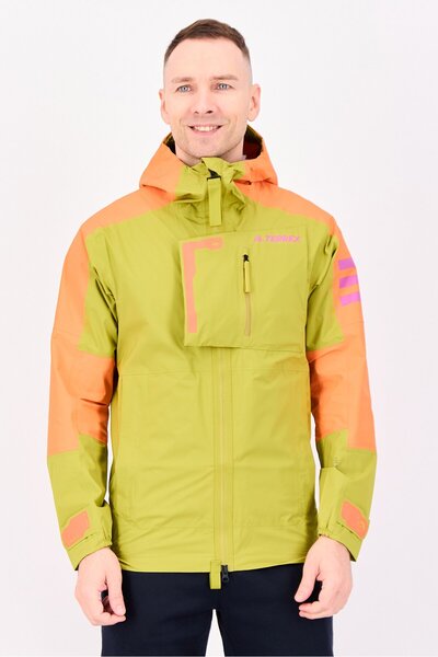 adidas Men Sportswear Fit Long Sleeve Outdoor Jacket, Olive