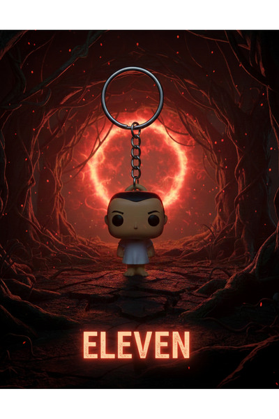 FreshWolf سلسلة مفاتيح فانكو بوب من سلسلة 'الأشياء الغريبة' شخصية 'إليفن'
