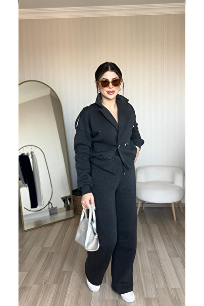 SennaStore Buttoned Combed Cotton Suit