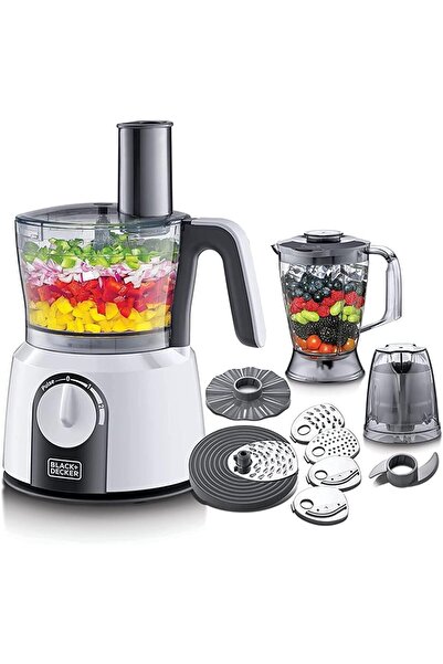 Black and Decker Black+Decker 1000W 32 Functions 5-in-1 Food Processor, White...